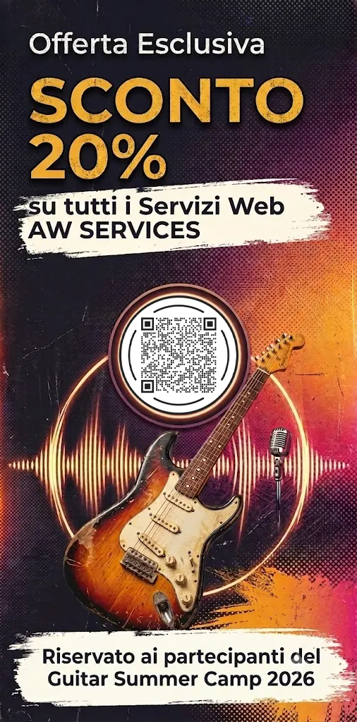 Voucher AW SERVICES Guitar Summer Camp
