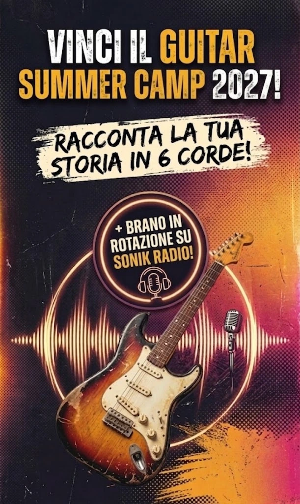 Vinci il Guitar Summer Camp 2026
